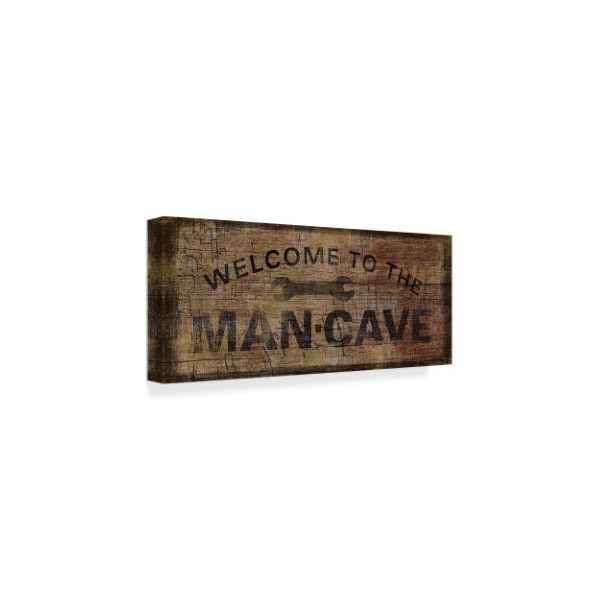 Art Licensing Studio 'Mancave With Wrench' Canvas Art,14x32